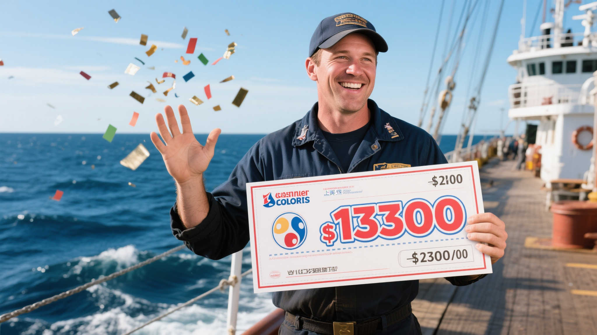 船员喜中双色球1330万巨奖,告别海上生涯上岸就业 船员喜中双色球1330万巨奖,告别海上生涯上岸就业