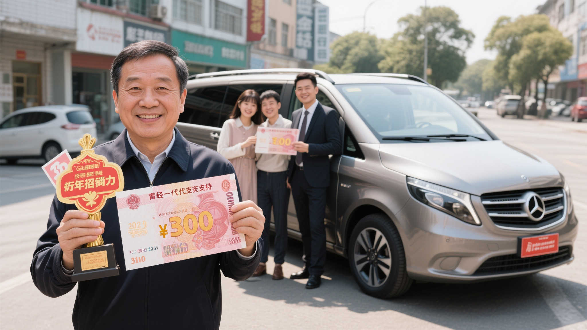 中奖后，这位男子的第一想法并不是挥霍或奢