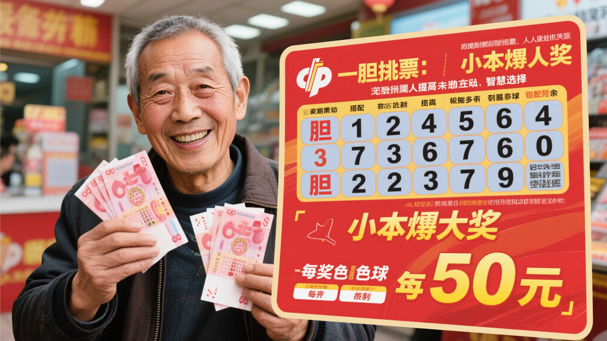 老彩民巧用胆拖投注，双色球揽获716万大奖，每期仅投50元