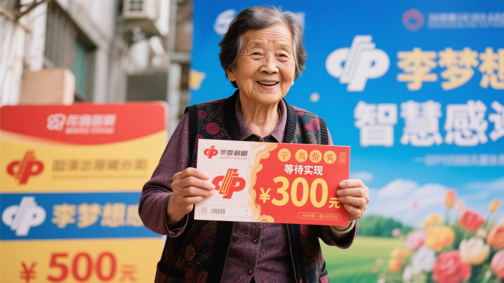 老奶奶喜中3千万，购置花园洋房实现梦想：彩票带来新生
