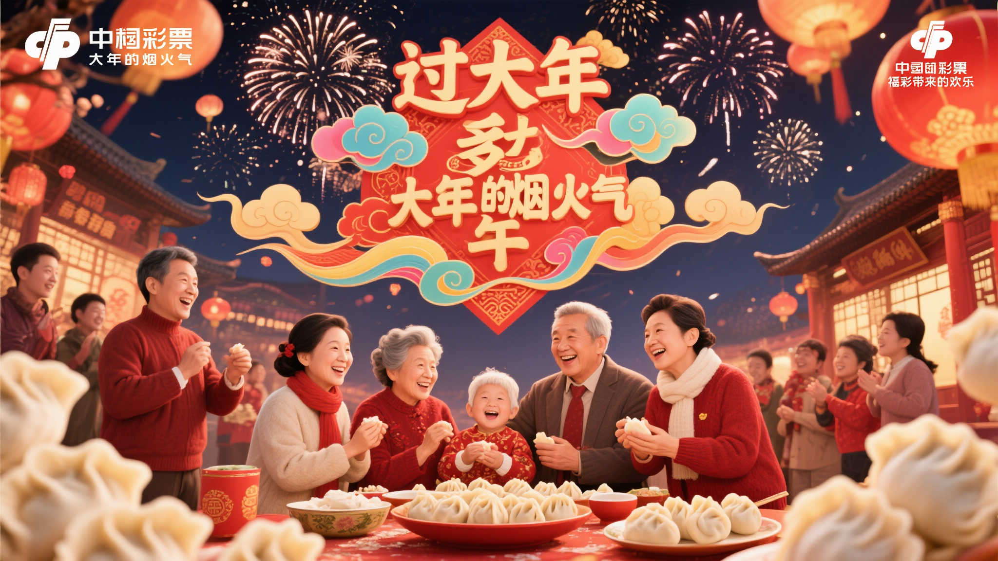 在中国传统文化中，“过大年”不仅是全年最