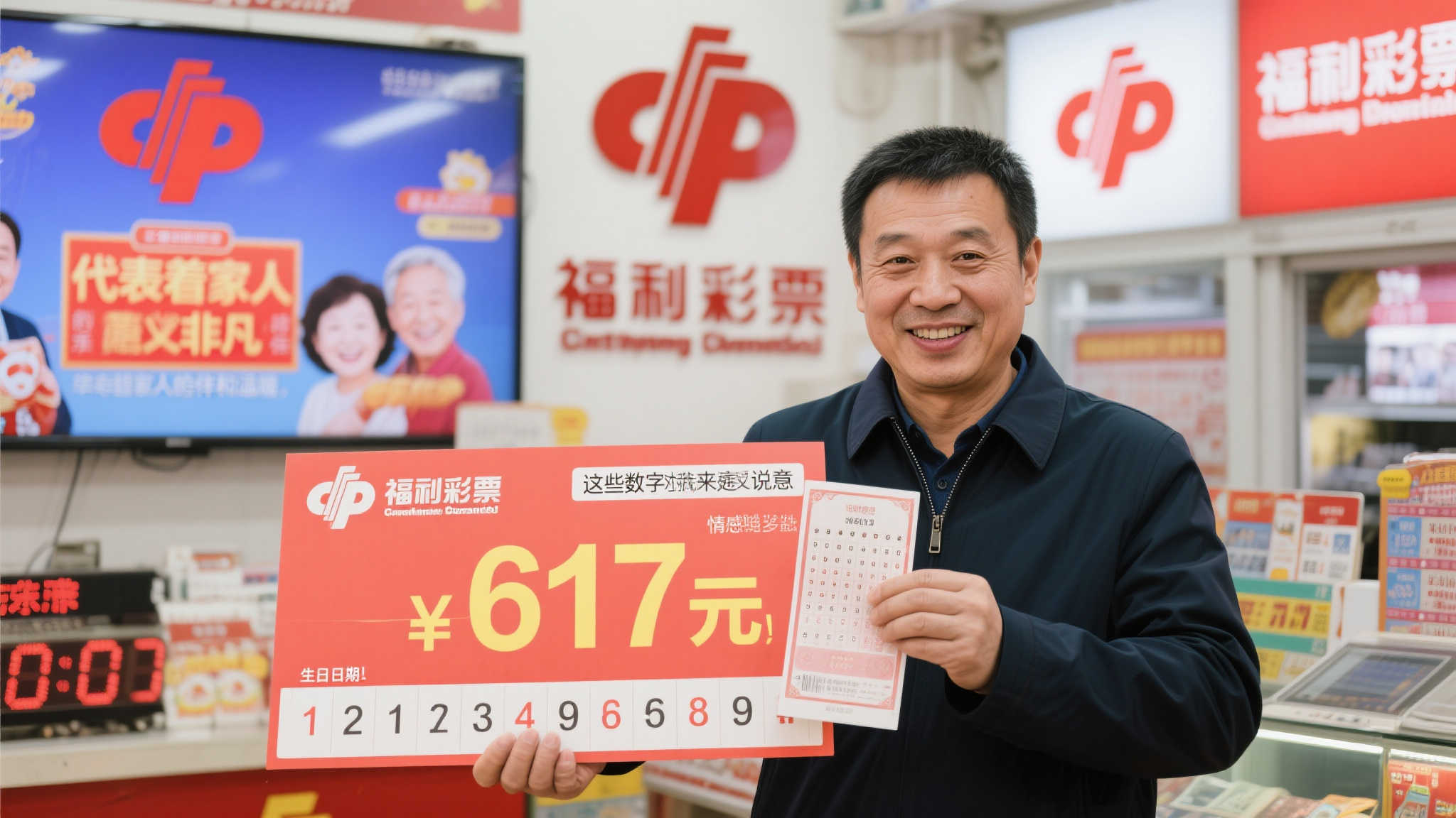 男子凭家人生日号码中福彩617万：计划先清债再置业