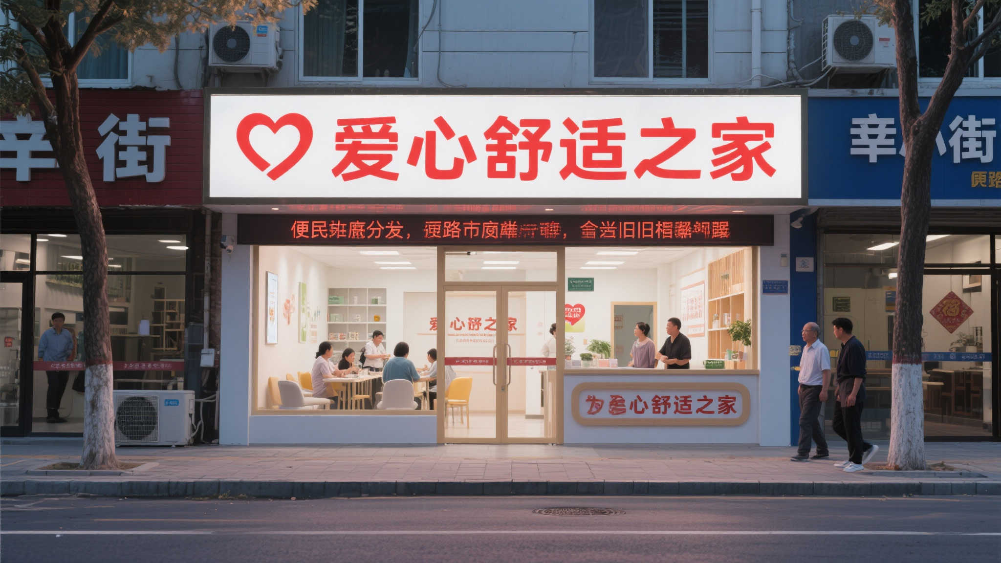 如今走进经过升级改造后的辛店街道路边，“