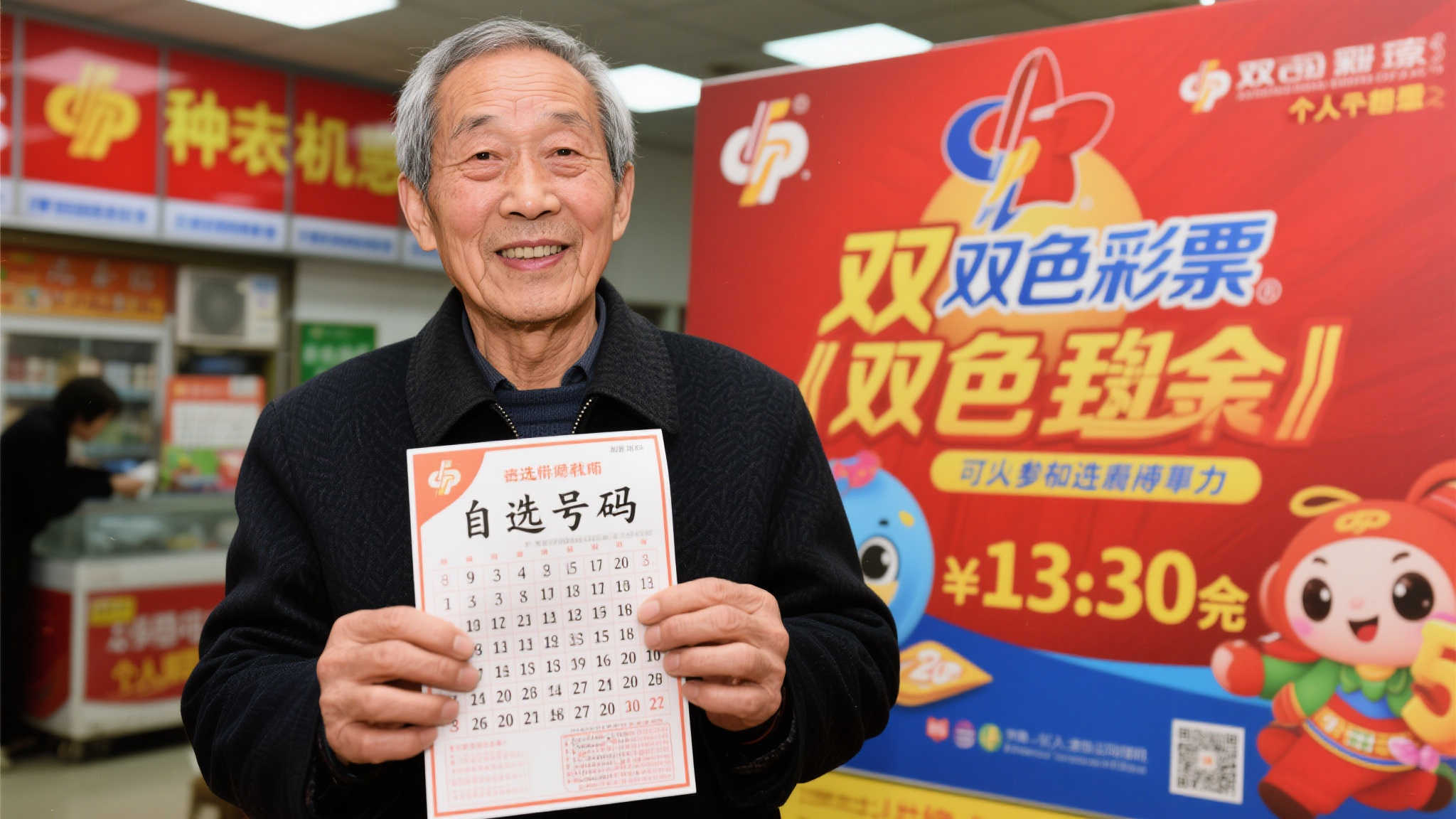 退休教师60多岁自选双色球斩获34万，成就感爆棚