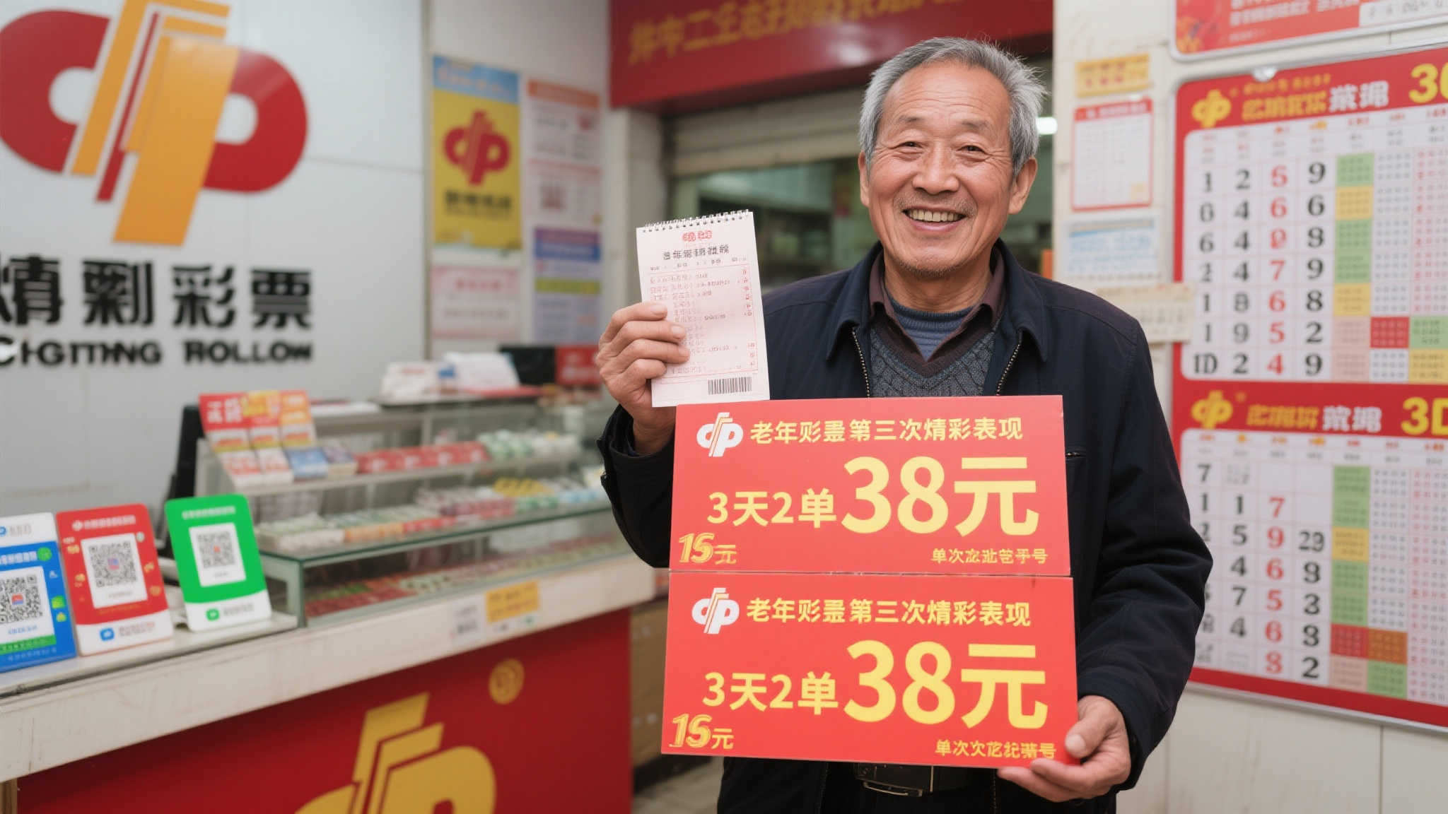 老彩民3天内两中福彩3D揽获38万 曾一举拿下60万巨奖
