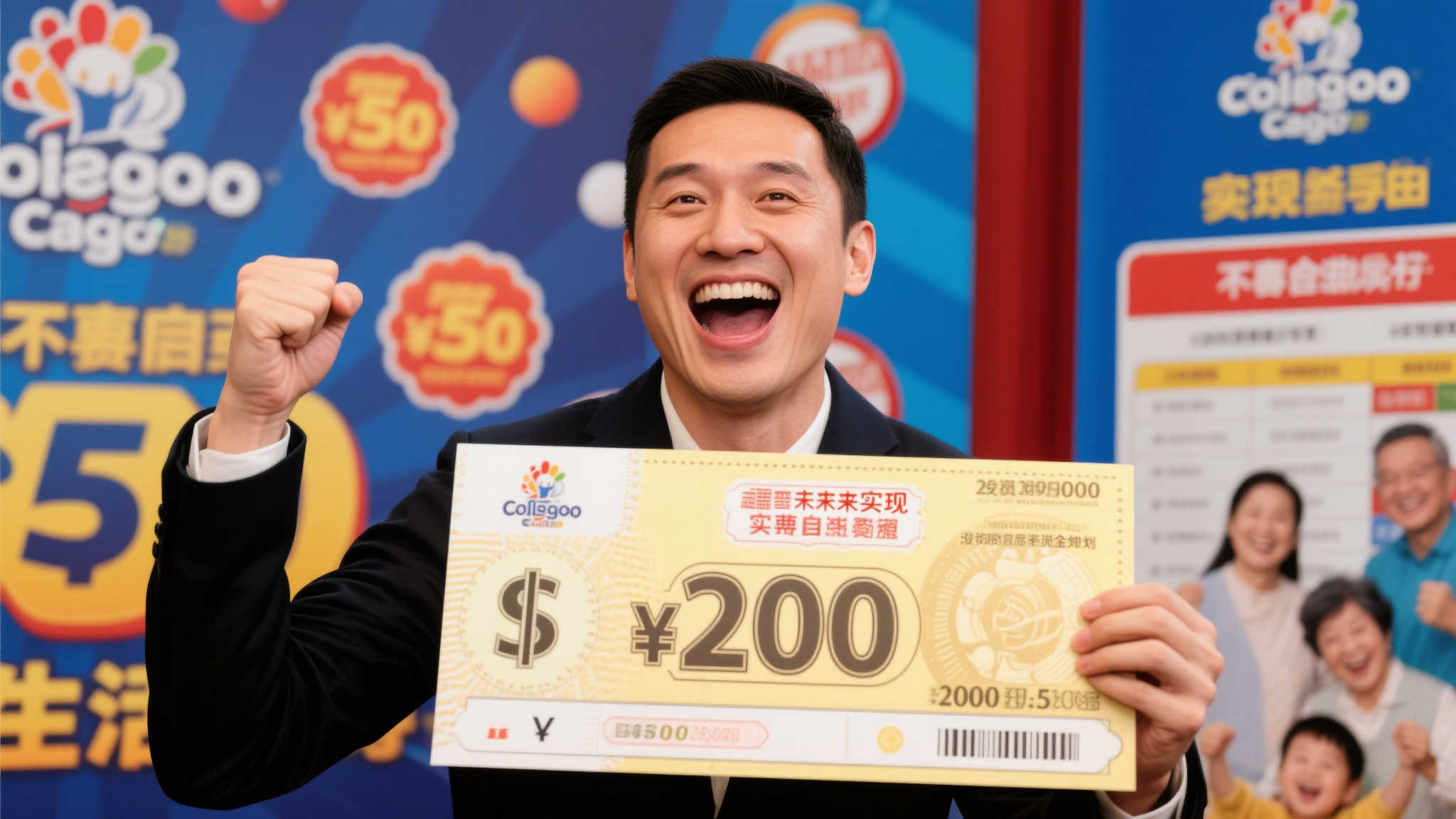 当被问及中奖后的感受时，这位男子表示，拿