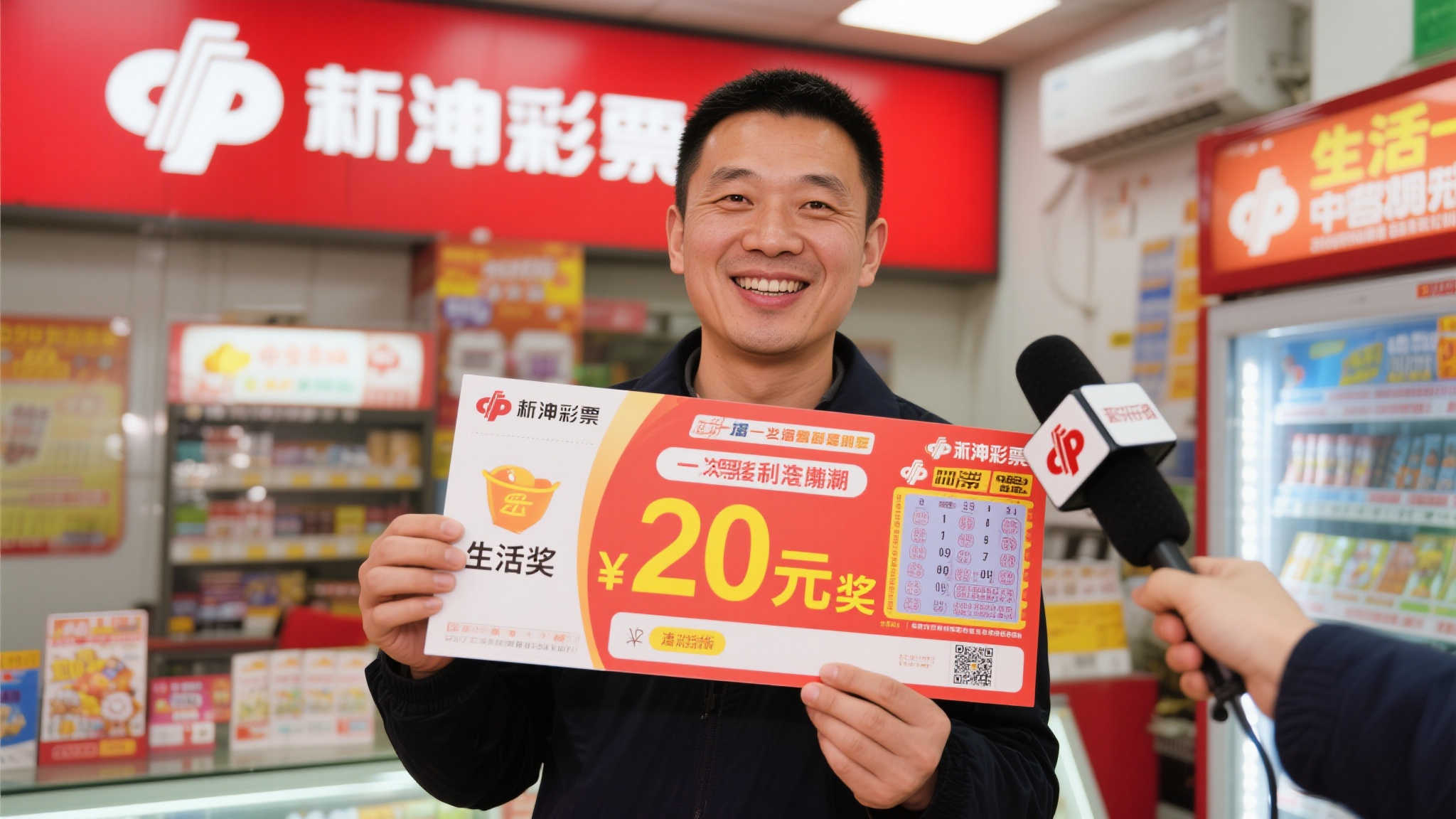 男子喜中福彩刮刮乐20万大奖 坦言仍将继续购买