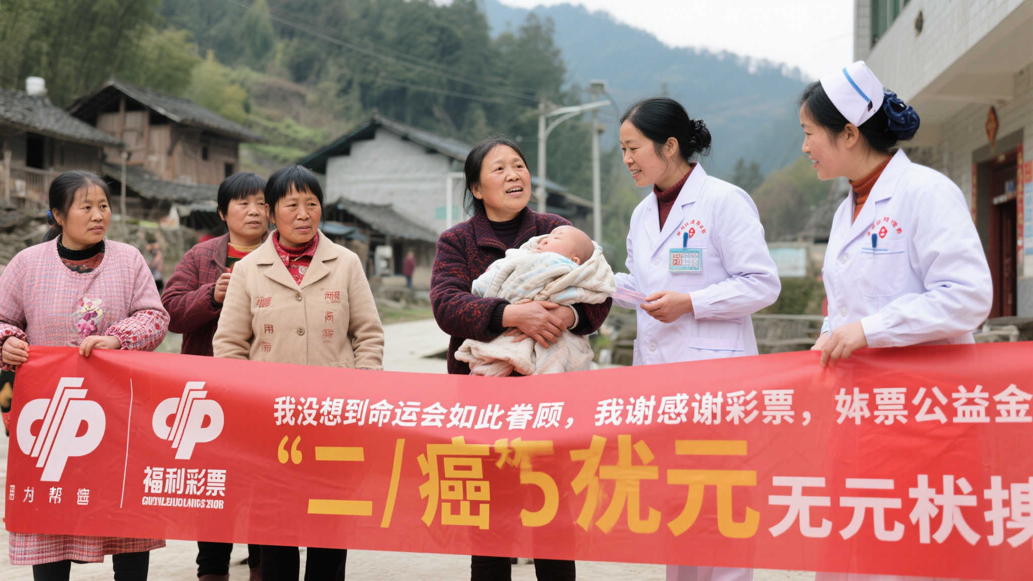 以福利彩票筹集到的彩票公益金，通过各种渠