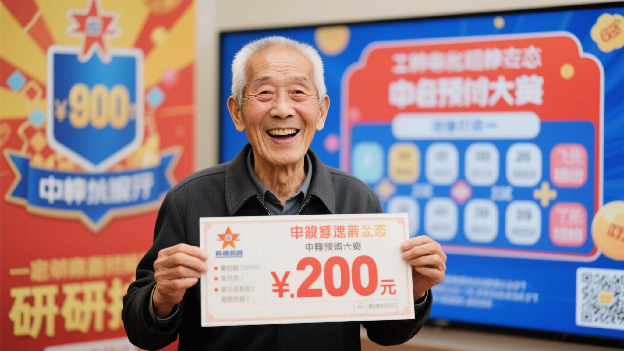 据相关报道，这位老人在得知自己中奖后，第