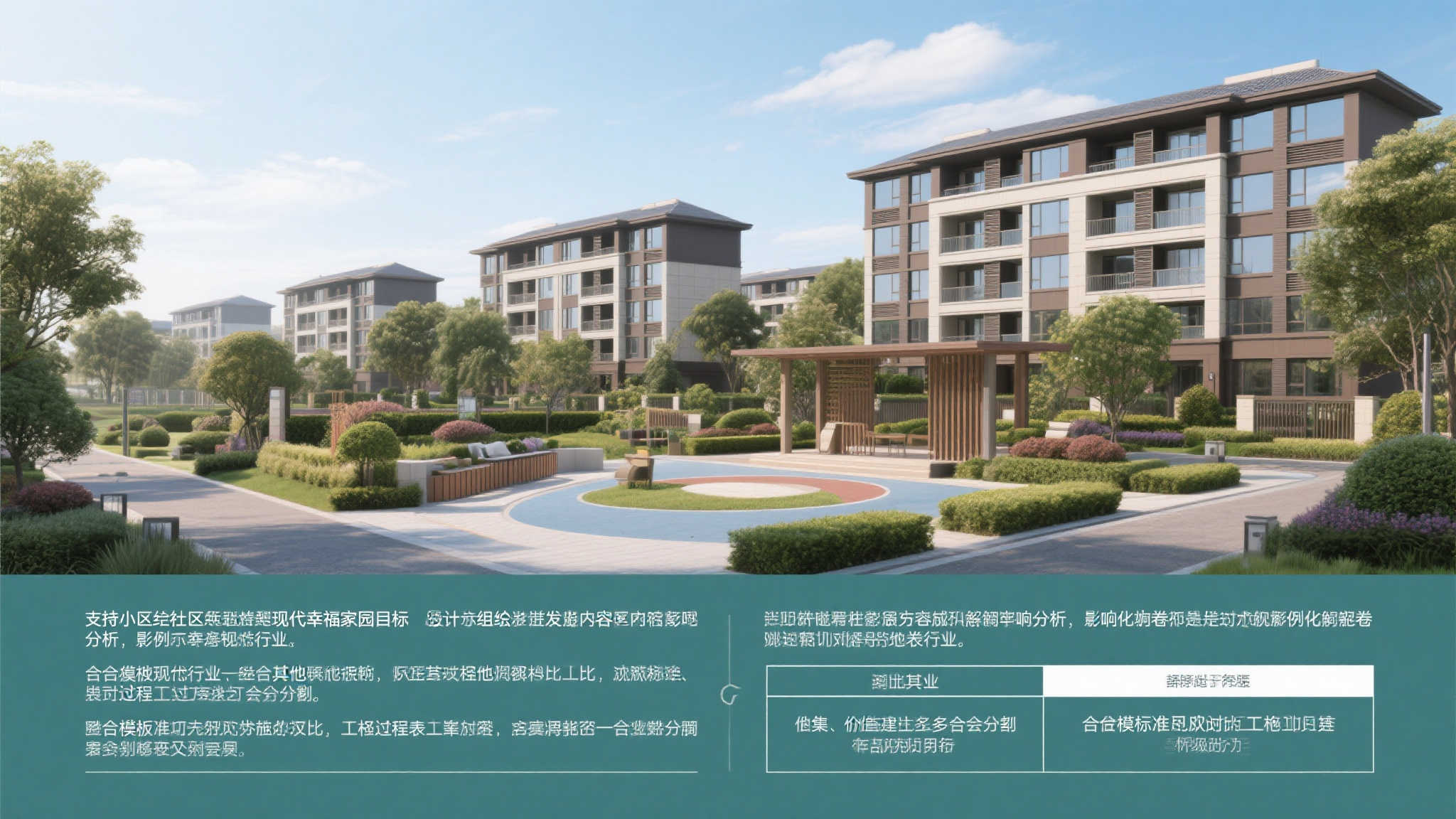 扶持小区综合型现代幸福家园目标设计组成设