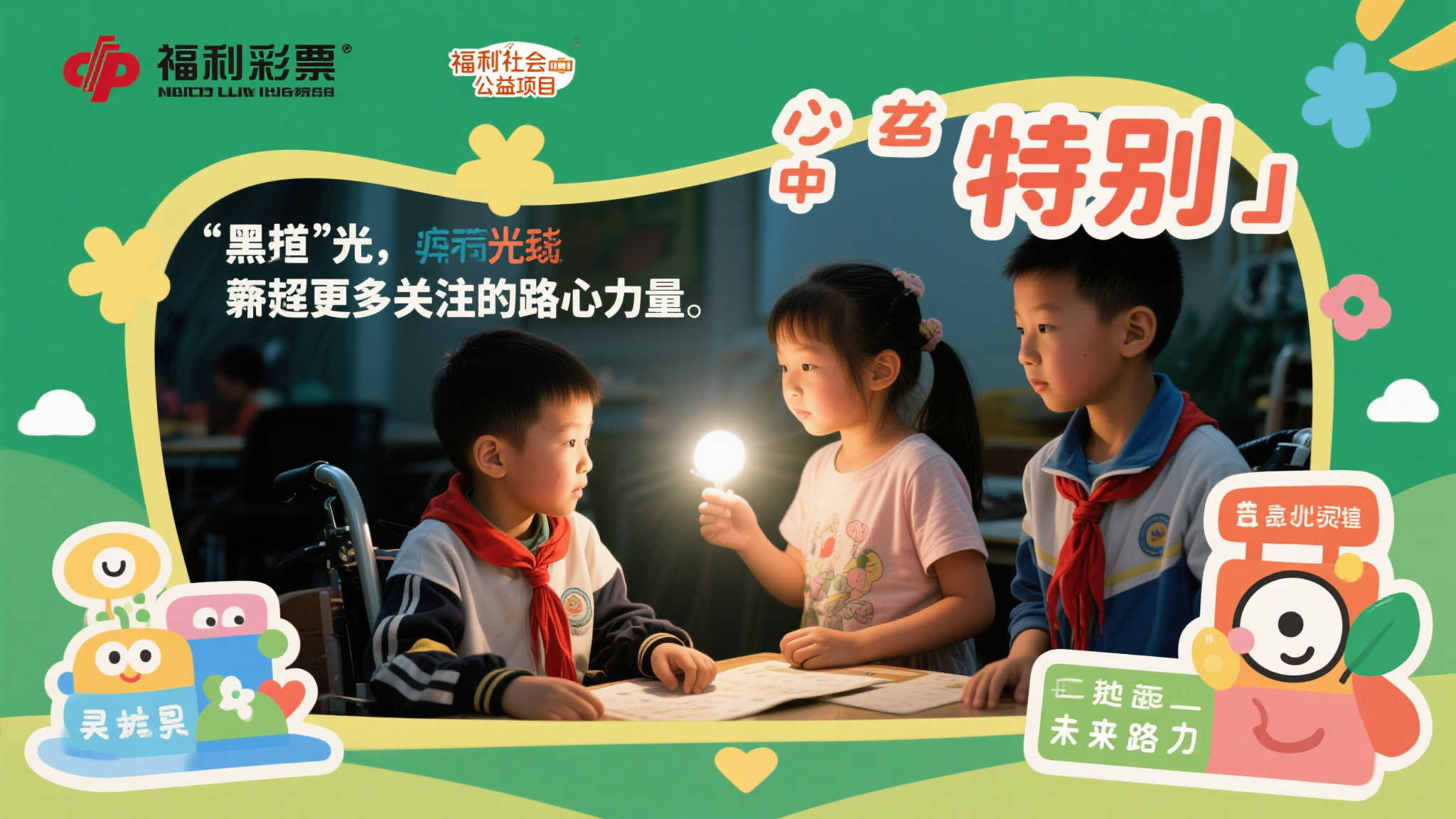 在这个多元化社会中，总有一些孩子因为身体