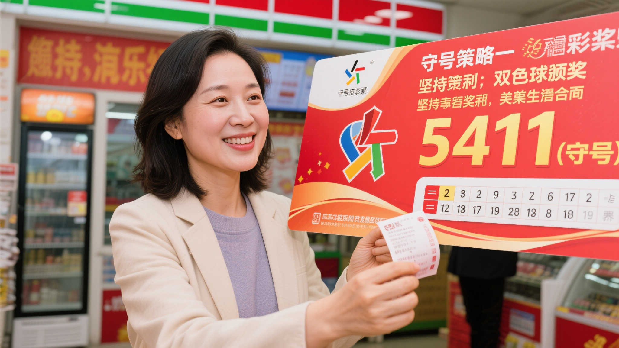 女子坚持2元守号揽双色球541万：购彩需理性与自制