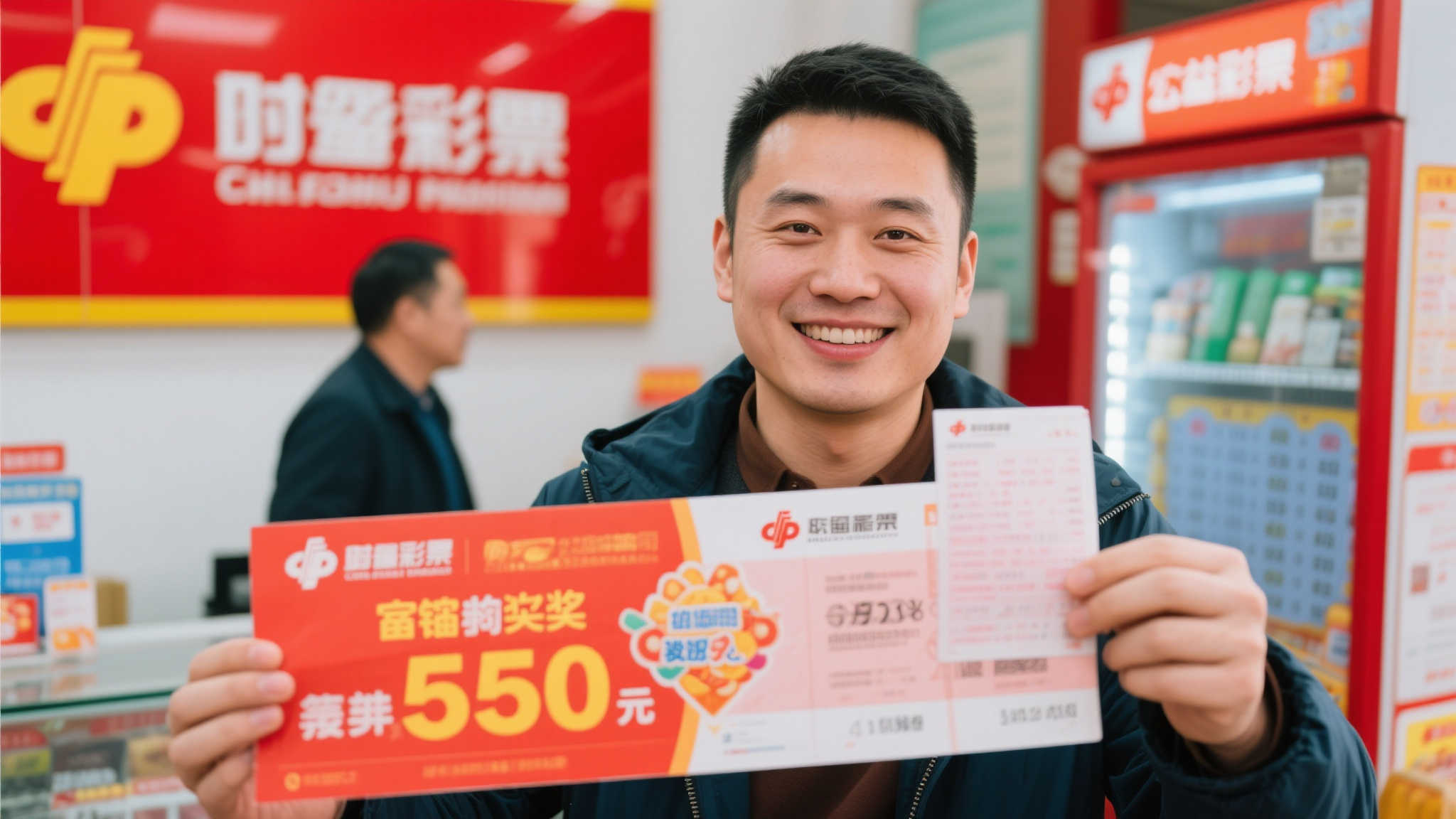 男子自选号码仅守2期，喜中福彩808万大奖！