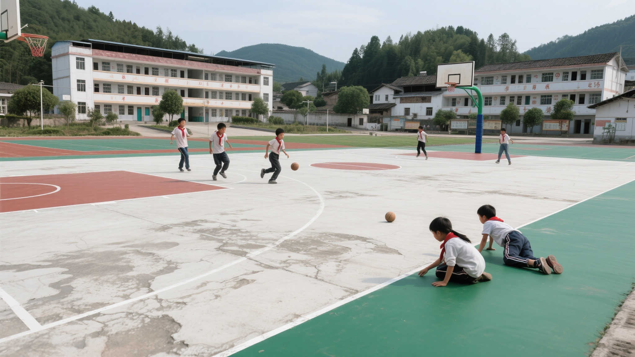 对于许多农村及部分城镇学校而言，功能单调