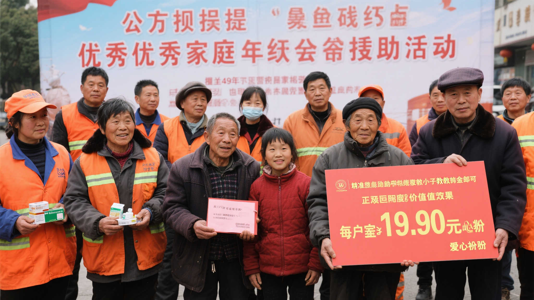 19.9万元福彩公益金助力49名环卫工人走出困境 据公开报道,本次援助活动共覆盖49名特困