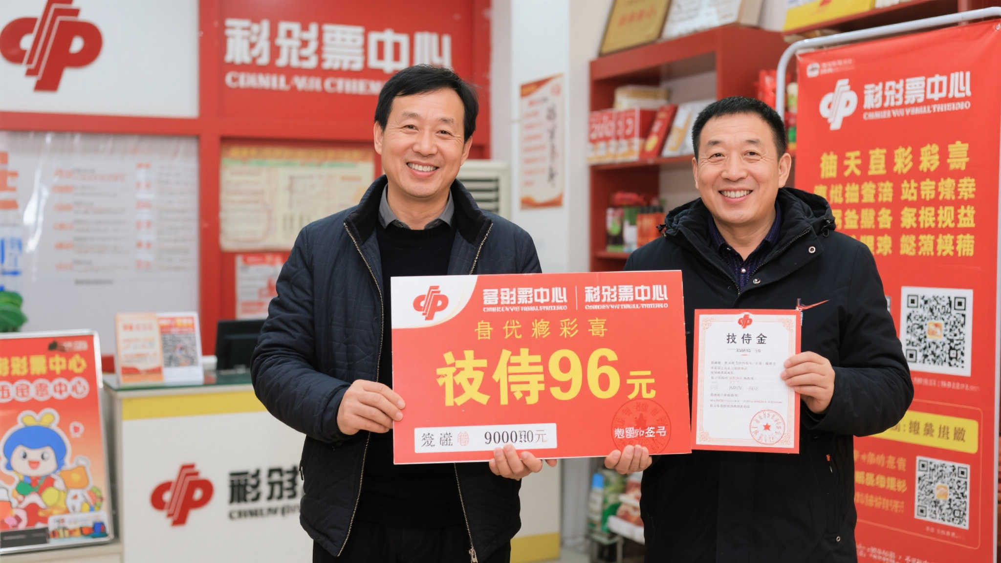 福彩忠实粉丝倍投揽获3D大奖323万 委托站点负责人代领奖金