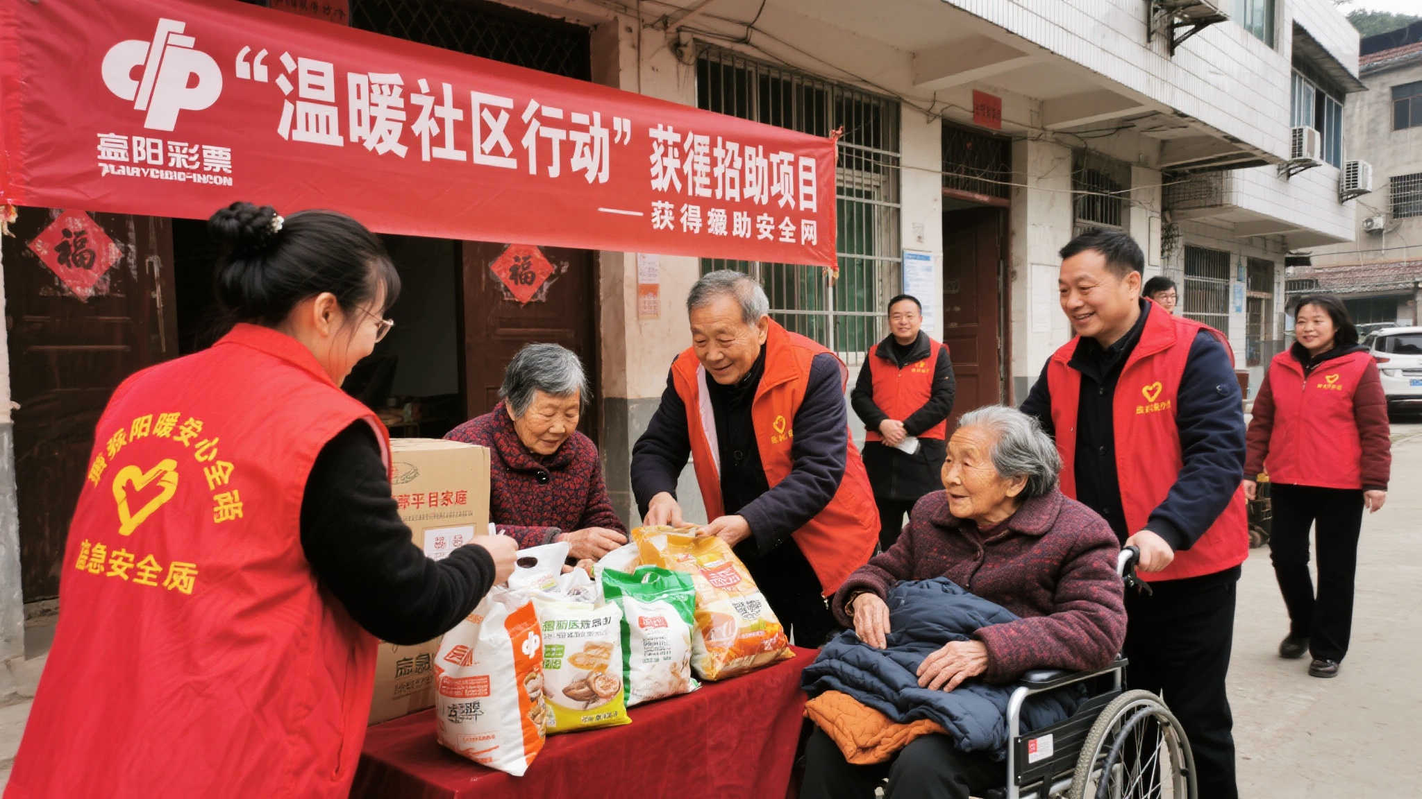 其中一个值得注意的是“温暖社区行动”这个