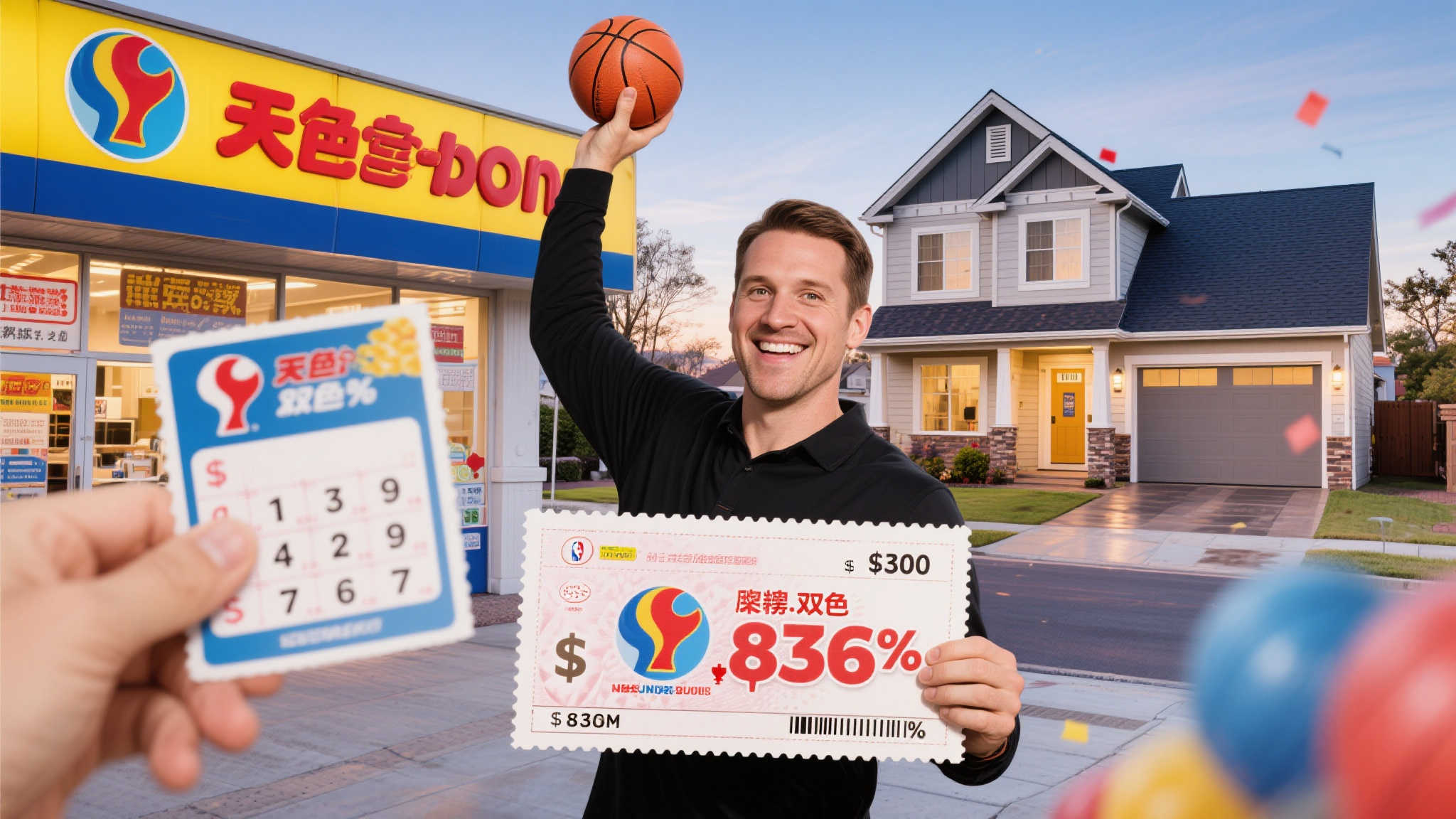 想象一下，仅仅一张小小的彩票，就能让你的