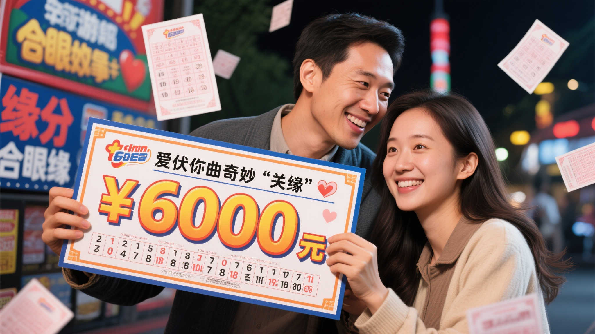 引言：彩票与恋爱的奇妙“缘分”
你有没