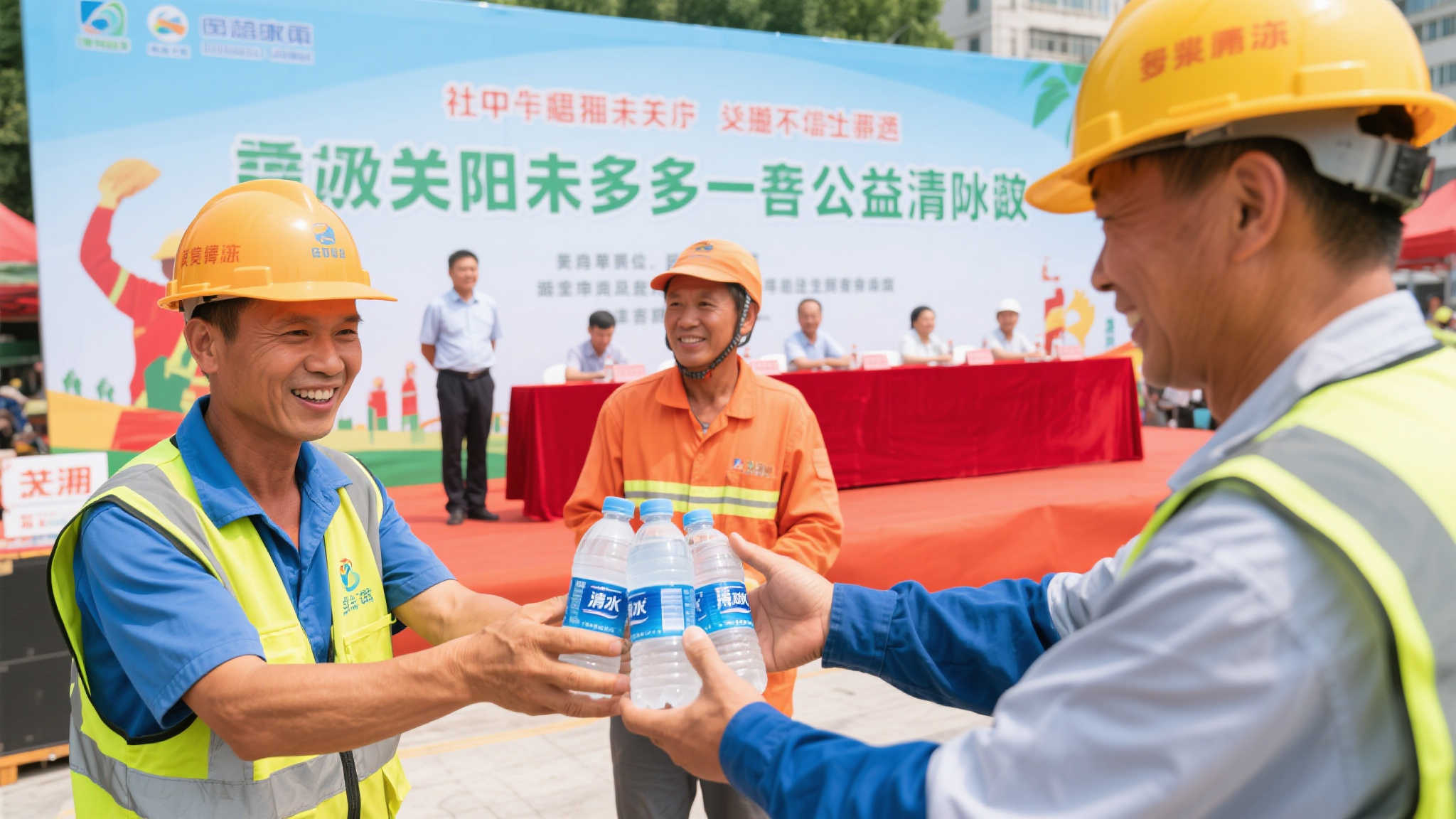 点燃公益热情！体彩乐小星为劳动者送去夏日清凉