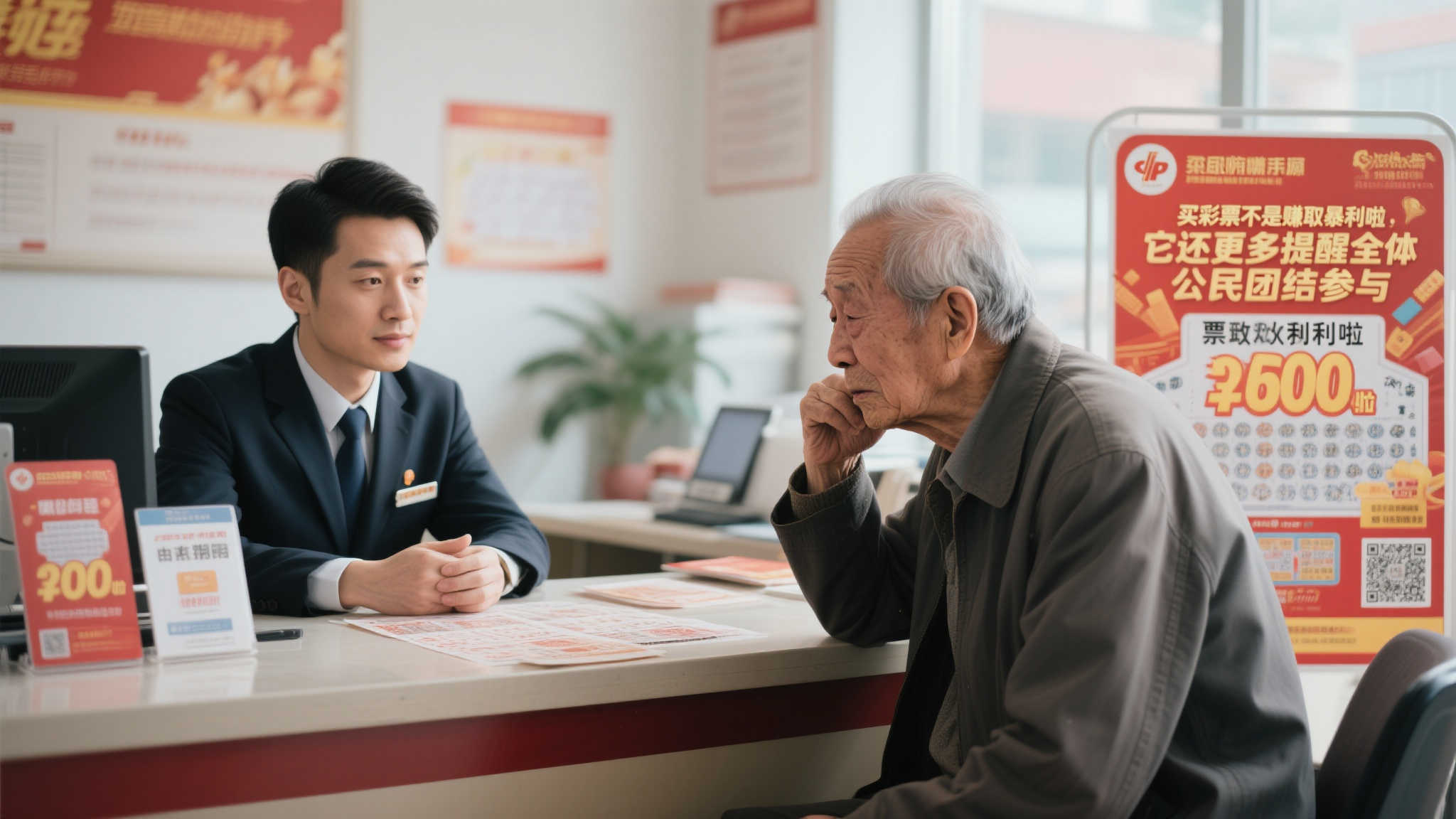 某天，他接待了一位失落老人，为何而沉重呢