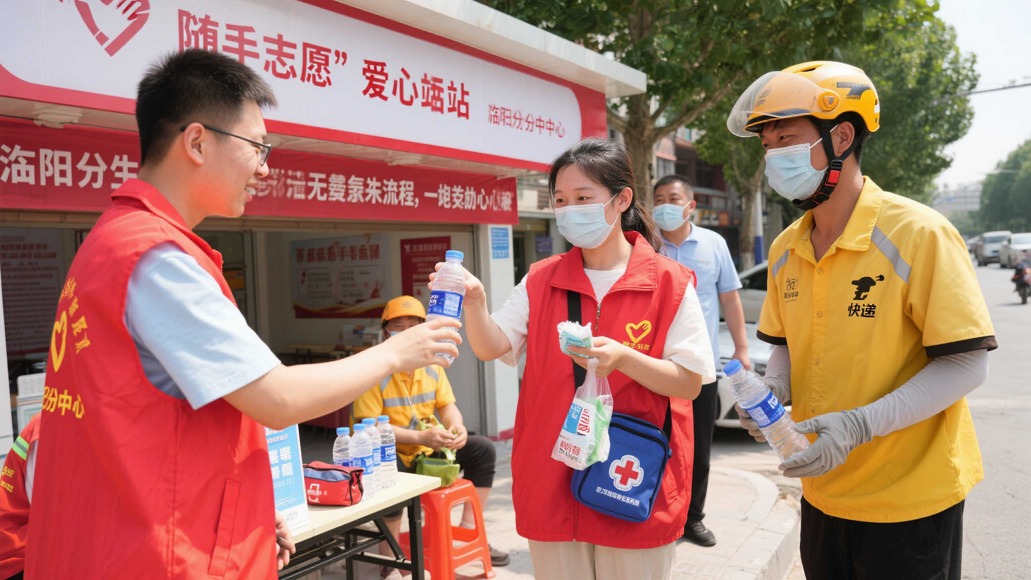 济宁分中心启动“随手志愿”行动关怀户外劳动者 济宁分中心启动“随手志愿”行动关怀户外劳动者