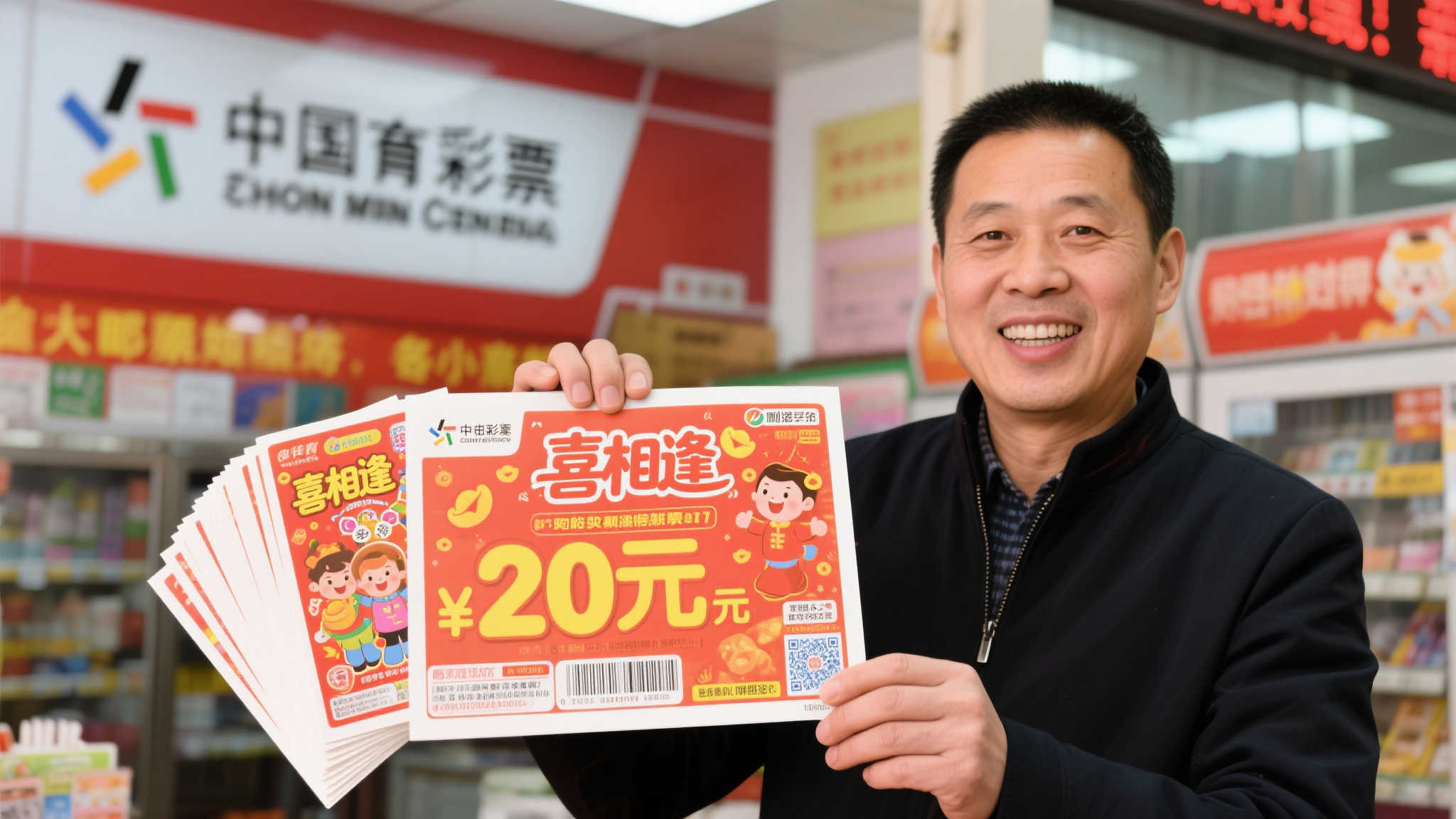 彩民喜获20万大奖 一眼相中整本彩票全购 彩民喜获20万大奖 一眼相中整本彩票全购